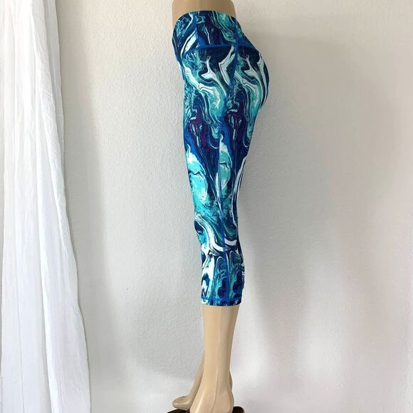 PATAGONIA green cropped leggings sz S womens - Picture 2 of 10